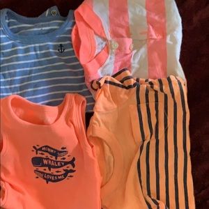 3-6 months summer clothes bundle